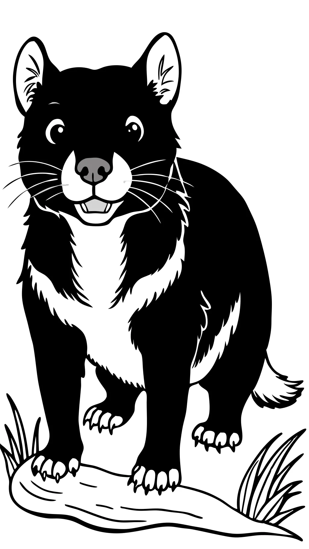 coloring pages tasmanian devil